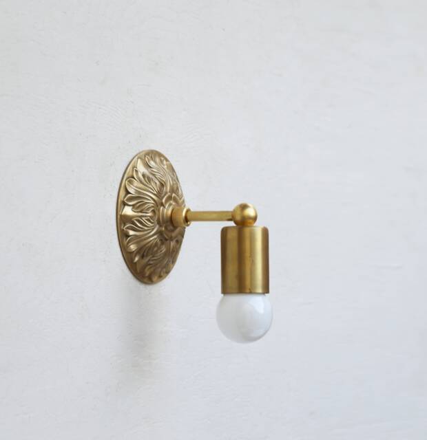 Casting Brass Wall Sconce Light, Light, Ul Listed, No.0235 - image 1