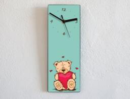 Forever Friends - Teddy Bear Love Wall Clock - thumbnail 1