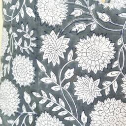 Indian Block Print Pillow Coven , Cotton Voile Hand Mede - thumbnail 3