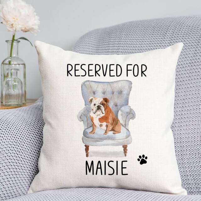 Bulldog Cushion - Dog Related Gift Reserved For Dog Cushion Gift - image 1