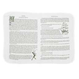 Peter Pan Baby Blanket - Cotton Jersey Storybook Print - thumbnail 1