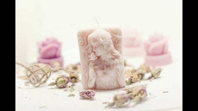 Natural Soy Wax Mermaid Fairy Candle With Essential Oils