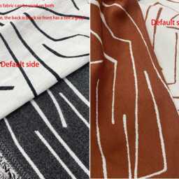 3 Colours, Cream A Pair Of Double-Sided Chenille Curtains With Graffiti, Boho Curtain Panel, Living Room Curtains, Custom Made, Room Divider - thumbnail 3