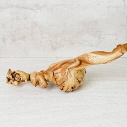 Wooden Lizard Statue, 14.5 - thumbnail 4