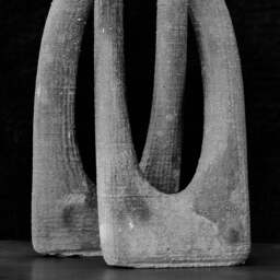 Infinity Sculpture, Concrete Decor, Contemporary Love Knot, Modern Minimalistic - thumbnail 4