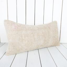 Kilim Lumbar Pillow Cover Turkish Home Decor - 12x24 Inch - thumbnail 3