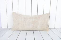 Kilim Lumbar Pillow Cover Turkish Home Decor - 12x24 Inch - thumbnail 1