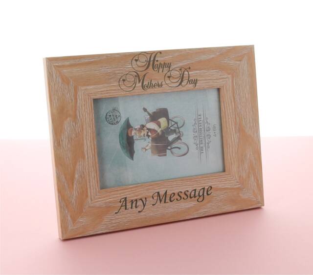 Personalised Engraved Wooden Photo Frame Mothers Day Gift , Mum Gift, Mummy Mother Gifts For Mom - image 1