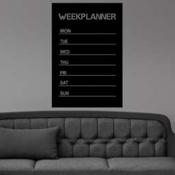 Modern Chalkboard Weekly Planner Calendar Wall Decal Vinyl Mural Home House Art Decor Free Shipping L174 - thumbnail 1