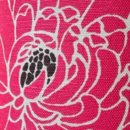 Luxury Romo Saraya Floral Lampshade. Lampshade Is Made With Stylish Upholstery Fabric in Beige & Fuchsia/Hot Pink Colour. Handmade - thumbnail 3