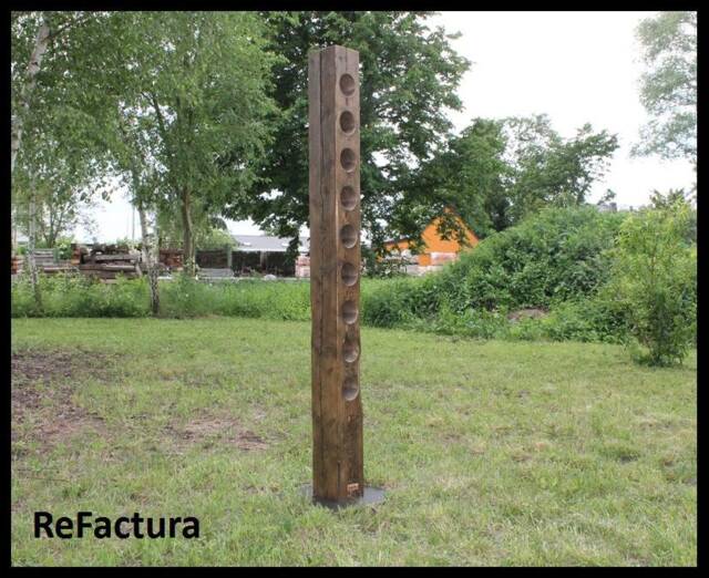 Wine Rack, Wine Stand Made Of Historic Wood - image 1