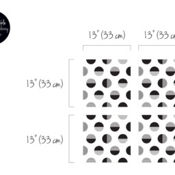 Decals For Ikea Kallax/Expedit Decal, Diy Geometric Black & White Dotted Stickers, Circles, Reusable, Repositionable, Removable #19Ka - thumbnail 2