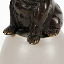 Bronze Pitbull Figurine, 2.9 - thumbnail 4