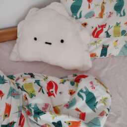 Large Dumpling Squishy Cushion, Hug Me Plush Dim Sum Soft Toy, Whimsical Bedroom Decorative Pillow, Polish Ravioli Souvenir Gift For A Cook - thumbnail 4