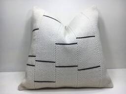 Vintage Kilim Pillow Cover, Bohemian Throw Pillow, 20x20 - thumbnail 1