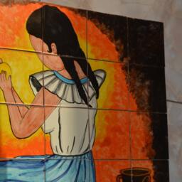 35 Pieces Mexican Tile Wall Mural - thumbnail 2