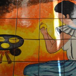 35 Pieces Mexican Tile Wall Mural - thumbnail 4