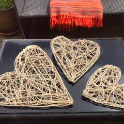 Willow Heart, Heart Wall Hanging, Shelf Decorations, Eco Friendly, 9Th Wedding Anniversary, Engagement Gift, Mother's Day - thumbnail 3