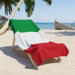 Italy Beach Towel, Italy Flag Tovel, Of Italy, Beach Country Gift, Football