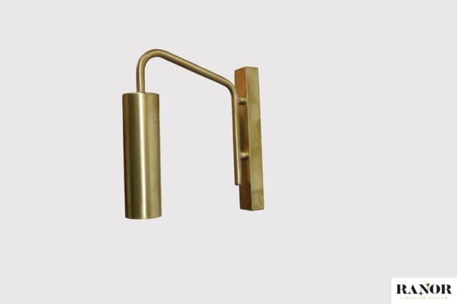 Wall Lighting Brass Candle Lamp Vanity Light Fixture, Art Sconce Mid Century Light - Nadav Model Ranor Design #518-1