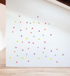 Gelato Dots - Collection Of 59 Wall Sticker Decal - Pattern, Art, Girls Room, Boys Nursery Decal, Decals, Kids Room Patterns - thumbnail 1