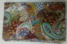 Perfect Bed Matching Indian Handmade Kantha Quilt, Throw Smooth Touch Bedspread Size-Multi - thumbnail 1