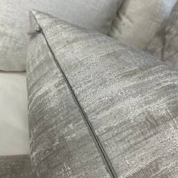 Soft Textured Luxury Cushion Cover, Decorative Pillow For Sofa - Bed/Silver Grey , Prestigious Textiles Designer Fabric, Double Sided - thumbnail 3