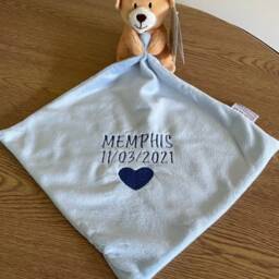 Personalised Embroidered Baby Bear Comforters - thumbnail 3
