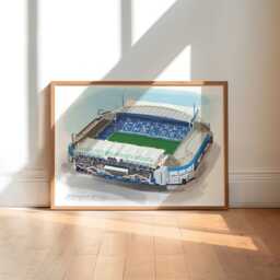 Stamford Bridge Stadium Print, Chelsea Football Club Gift - thumbnail 1
