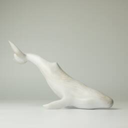 Wooden Whale Sculpture - 10 - thumbnail 1