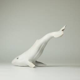 Wooden Whale Sculpture - 10 - thumbnail 4