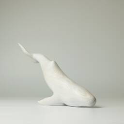 Wooden Whale Sculpture - 10 - thumbnail 2