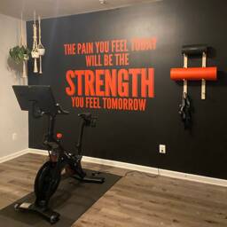 Exercise Stickers - Gym Wall Decal Workout Fitness Decals Motivational Quote Skutpyft - thumbnail 2