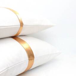 Custom Metallic Colorblock Pillow Cover, Design Your Own All Sizes - Modern Pillow, Home Gifts For You - thumbnail 3