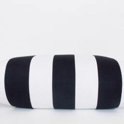 Black & White Striped Pillow Cover Modern Home Decor - thumbnail 4