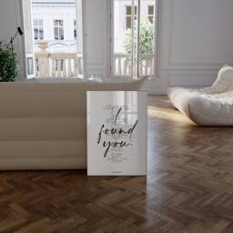 Fred Again I Found You Print, Song Lyrics, Found You Lyric Print, Fred Again, Song Lyric Again - thumbnail 1