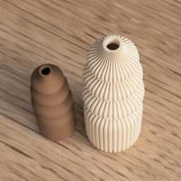 Nordic Vase 3D Printed Minimalist Home D??cor Modern Aesthetic Scandinavian Flower Gift For Planter Unique Decor Table - thumbnail 3