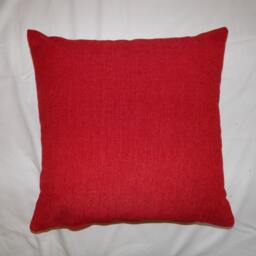 Eucador Scarlet, Textured, Geometric Design, Red & Grey, Cushion Cover - thumbnail 2