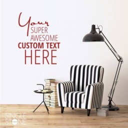 Custom Wall Decal Quote Personalized Home Decor - thumbnail 4