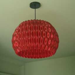 Translucent Wavy Lampshade Pendant Ceiling Light By Lunfardo - thumbnail 4