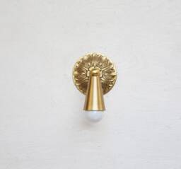 Polished & Buffed Solid Casting Brass Wall Sconce Light /Ceiling Flush Mount Light, Ul Listed, No.0483