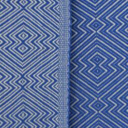 "Organic Cotton Blanket, Blue Blanket, 79""x95" - thumbnail 4