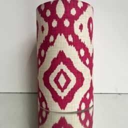 Iliv Designs Tall 6 X 10 Inch Cylindrical Drum Lamp Shade Floral, Marrakech, Botanical Handmade - thumbnail 3