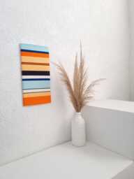 Dusk 6, Wall Art, Boho Decor, Textile Hanging, Woven Natural Fiber Modern Fiber Art - thumbnail 1