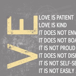 Personalized Wedding Date Sign Love Is Patient 1 Corinthians Important Dates Religious Wall Art Anniversary Gift For Her - thumbnail 3