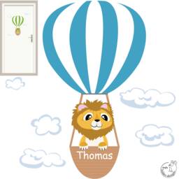 "Wall Sticker ""Hot Air Balloon" - thumbnail 1