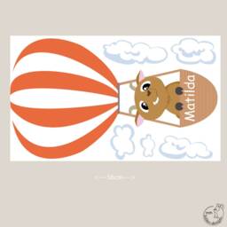 "Wall Sticker ""Hot Air Balloon" - thumbnail 3