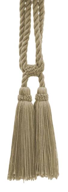 "D??copro Double Tassel Curtain & Drapery Tieback, Length 5 1/2"" - 14cm, Spread 27" - image 1