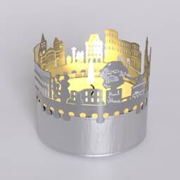 Trier Skyline Shadow Play - Beautiful Candle Projection Of Landmarks Ideal Souvenir For Fans Mesmerizing Room Decor - thumbnail 4