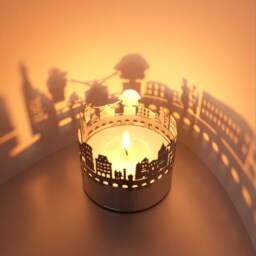 Trier Skyline Shadow Play - Beautiful Candle Projection Of Landmarks Ideal Souvenir For Fans Mesmerizing Room Decor - thumbnail 3